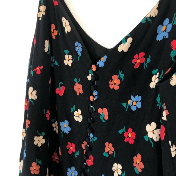 Madewell silky floral v neck cami women’s size 4 - Picture 7 of 11